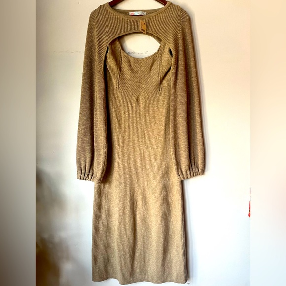 Free People Dresses & Skirts - NWT Free People Adore Me Sweater Set, Tan/Nomad Color, XL